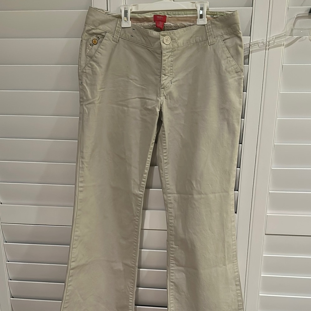 Tan Flare Wide Leg Jeans with Classic Style